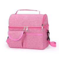 Sac isotherme personnalisé en tissu Oxford souple avec logo, grand format, pour le transport de nourriture, pique-nique, bouteille de vin, boîte à lunch, sacs isothermes