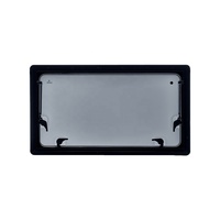 Fenêtre de camping-car avec double vitrage acrylique, charnière à suspension supérieure pour camping-car et caravane, verre acrylique pour fenêtres