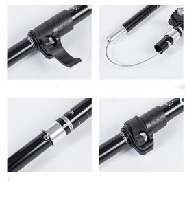 Bâton de marche nordique portable, pliable, adapté aux personnes âgées, pour le camping et la randonnée, avec fonction télescopique facile, sac inclus - Product Image 6