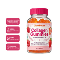 Gummies de collagène à marque privée OEM, formule antioxydante, complément bien-être quotidien pour l'éclat de la peau, les soins des cheveux et des ongles