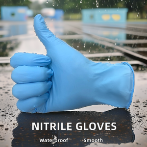 F019 <span class=keywords><strong>Gants</strong></span> <span class=keywords><strong>en</strong></span> <span class=keywords><strong>vinyle</strong></span> <span class=keywords><strong>nitrile</strong></span> jetables de haute qualité <span class=keywords><strong>Gants</strong></span> de sécurité sans poudre - Product Image 4