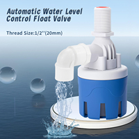 Vente directe d'usine, vanne à flotteur pour eau flottante de 1/2 po et 3/4 po, vanne à flotteur efficace pour incubateur, mini chauffe-eau solaire, vanne à flotteur