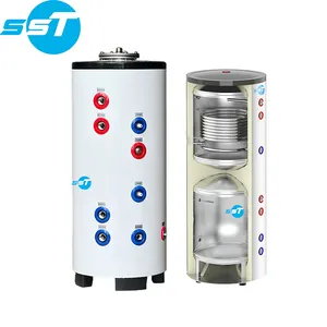 SST Atacado profissional fabricante caldeira do aquecedor de água a gás uso doméstico bomba de calor 400L 500L grande caldeira de água quente