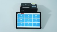 Sistema POS con Pantalla Táctil de 11 Pulgadas, Caja Registradora con Impresora Térmica de 80 mm, NFC para Comercio Minorista y Restaurantes