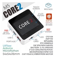 ZYSY original Harga Terbaik Papan Evaluasi Transceiver M5STACK CORE2 IOT DEV KIT K010 Kit Papan Pengembangan Berkualitas Tinggi