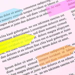 4 PCS Creative Self-Adhesive Stationery Pull-Out <b>Bookmark</b> Box with Fluorescence Colour Memo Pad Sticky Notes for Office Use - Product Image 5
