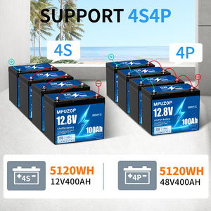 EU USA在庫発送 <span class=keywords><strong>12V</strong></span> 100Ah LiFePO4バッテリー リチウムバッテリー 内蔵100AスマートBMS、RV、キャンプ、釣り用 DATOUBOSS - Product Image 2