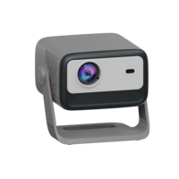 Mini projecteur portable LCD LED 2026 pour home cinéma, lecture vidéo HD, miroir d'écran sans fil compatible avec les téléphones iOS et Android