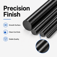 Fabricante de Varillas de Fibra de Carbono Personalizadas al por Mayor, Varilla de Fibra de Carbono Sólida Pultruida de 0.5-7mm con Tira de Fibra de Carbono para Robótica
