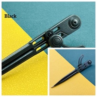 Jauge d'espacement professionnelle pour le travail du cuir, rainureur de précision pour les bords avec tête finement polie pour le bricolage du cuir et la fabrication de chaussures