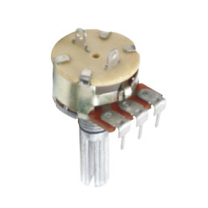 Wh148 15mm đơn/đôi chiết áp với giá trị điện trở khác nhau (1k/2K/5k/20k/50k/<span class=keywords><strong>100k</strong></span>/250k/500k) - Product Image 1