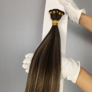 จัสมินบิวตี้ ขายส่งผมแท้คุณภาพสูง 100% รัสเซียนเวอร์จิ้น คิวติเคิล เรมี่ แฮนด์ไทด์ วีฟท์ แฮร์ เอ็กซ์เทนชั่น - Product Image 4