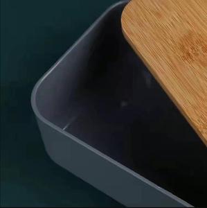 Fiambrera de bambú de paja de trigo ecológica personalizable, gran venta de cubiertos, contenedor de almacenamiento de alimentos personalizado producido en masa - Product Image 3