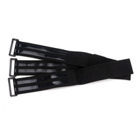Bande élastique hautement extensible en silicone noir jacquard, ceinture élastique de couture de créateur, sangle à boucle auto-agrippante, sangle en tissu de haute qualité