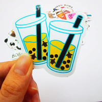 Pegatinas de Vinilo Impermeables Anti-UV con Impresión Personalizada, Etiquetas Adhesivas de PVC Cortadas a Troquel, Pegatinas con Logotipo para Decoración del Hogar
