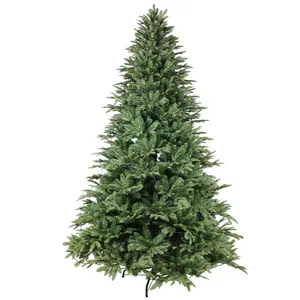 Duoyou fatto a mano artificiale Indoor lussuoso Glitter Led lusso capovolto leggero albero di natale ramoscelli