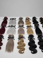 Cabello Humano Europeo Virgen Remy 100% Sin Procesar, Cabello a Granel con Cutícula Alineada, Ondulado Profundo, Ondulado al Agua, Trama Plana para Trenzas