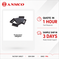 ANMCO Boucle à dégagement rapide doublement réglable en plastique de 25 mm à 4 voies pour poussette de bébé