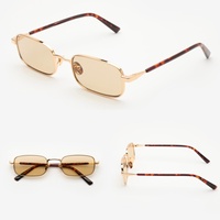 Lunettes de soleil rétro Finewell 3614, montures carrées en métal de haute qualité, verres polarisés TAC UV400, pour hommes et femmes, 2026