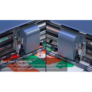 Skycut A3MAX4-D Double Head Motor Automatic Feeding Label Cutting High Speed Sticker Die Cutter With Camera - Product Image 6