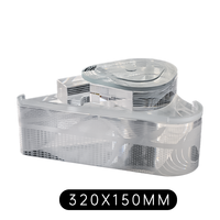 3d Laser Crystal Craved Crafts Crystal Building 3D Architectural Custom Creative Souvenirs Crystal Model