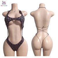 Tenues de strip-teaseuse sexy de luxe personnalisées avec de gros strass ELITES SS30, vente en gros, vêtements de danse exotiques