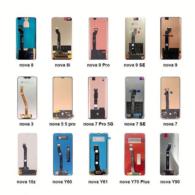 Screen Replacement Lcds for Huawei Nova 3i 4 5 Pro 6 7 8 9 SE 11i Y60 Y61 Y70 Plus Y90 Y91 Touch Display Digitizer Assembly