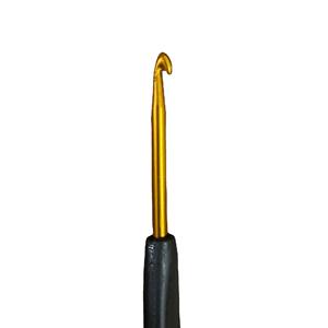 Gancho de ganchillo de aluminio de <span class=keywords><strong>tulip</strong></span>án ergonómico 2,5 MM-6,0 MM aguja de tejer con mango suave negro para costura - Product Image 3