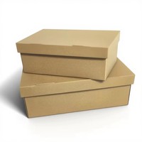 Boîte à chaussures de sport avec logo personnalisé, boîte en carton ondulé durable pour chaussures en cuir pour hommes et femmes, baskets