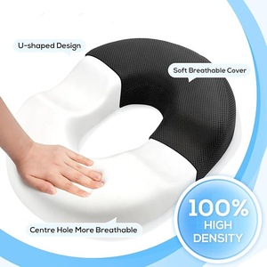 Coussin de siège en <span class=keywords><strong>mousse</strong></span> à mémoire de forme <span class=keywords><strong>pour</strong></span> les hémorroïdes Sciatique Hanche Coccyx Soulagement de la douleur Coussin de chaise de bureau <span class=keywords><strong>pour</strong></span> les employés de bureau - Product Image 2