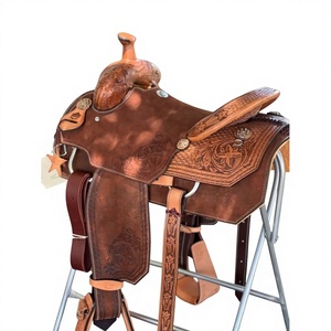 Silla de Montar Inglesa de Cuero Puro Estilo Vintage BS International con Estructura de Madera Sostenible, Diseño Personalizado Grabado, Calidad Superior en Oferta - Product Image 2
