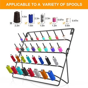 RUIMEI Support de fil support de cône de <span class=keywords><strong>bobine</strong></span> pour la salle d'artisanat de couture, fil à broder, tressage de cheveux - Product Image 2