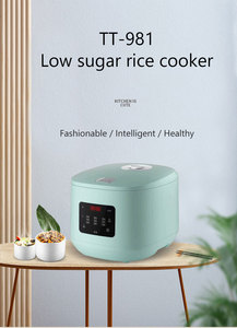 หม้อหุงข้าวดิจิตอลทรงเหลี่ยมขนาด 5 ลิตร พร้อมหม้อในและถ้วยตวง สำหรับใช้ในบ้าน หม้อหุงข้าว 5 ถ้วย ราคาพิเศษ - Product Image 3