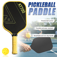Raquette de pickleball Guanlin FC Guanlin-24 en fibre de carbone synthétique 16 mm, sans bordure, approuvée pour l'entraînement des enfants, haute qualité, pour l'extérieur