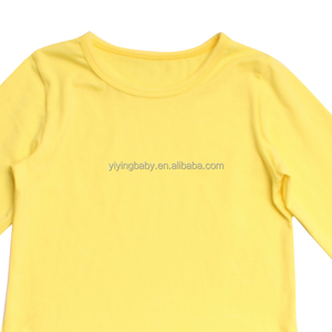 T-shirt Casual primavera per ragazze <span class=keywords><strong>con</strong></span> o-collo a manica lunga e cotone <span class=keywords><strong>con</strong></span> <span class=keywords><strong>volant</strong></span> di alta qualità per neonati abbigliamento da ragazza - Product Image 5