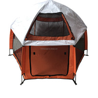 Tente de camping pour animaux de compagnie d'extérieur avec couverture Maison de chat portable Maison de chien