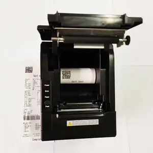 Impresora térmica de escritorio, dispositivo de impresión de 3 pulgadas, 80mm, POS, 80mm