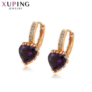 Boucles d'oreilles créoles en plaqué or 18K, bijoux tendance, Style <span class=keywords><strong>larimar</strong></span>, 93825 - Product Image 3