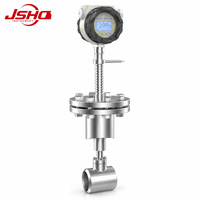 Débitmètre vortex JSHQ avec sonde de capteur IP67, précision 2,5 %, pour réaménagement de pipeline vapeur, air, eau de grand diamètre, sortie 4-20 mA RS485