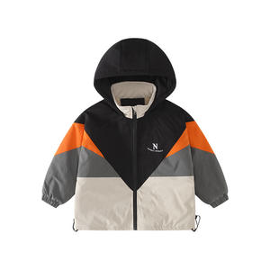 Vêtements pour enfants de haute qualité, manteaux d'hiver chauds, veste de sport, manteau en duvet pour enfant avec fermeture éclair et fourrure épaisse - Product Image 1