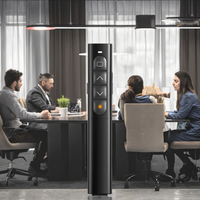 Vendita calda RF2.4GHZ puntatore Laser Wireless presentatore 4 colori al litio porta di ricarica USB per uso scolastico e ufficio