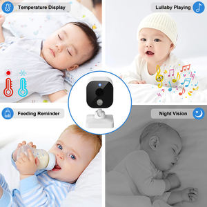 Babyphone avec caméra 720p et écran 5 pouces, surveillance directe, vision nocturne, fonction téléphone bébé, portée 300m, 8 berceuses, 2026 - Product Image 3