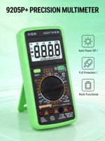 9205P+ Battery-Powered Digital Multimeter with 0-1000V AC/DC Voltage & 0-20A Current Measurement for Household Use