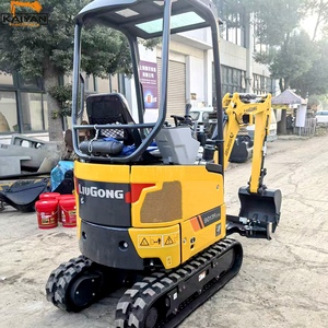 Miniexcavadora LiuGong 9017 Usada, Bajo Precio, 1.7 Toneladas, para Hogar, Jardín, Granja, Tuberías, Renovación de Espacios Estrechos Interiores, Bomba y Motor - Product Image 3