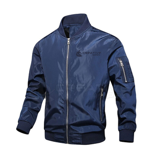 Blouson d'hiver haut de gamme pour homme, col montant, personnalisable avec votre propre logo, séchage rapide, respirant, toile, vente en gros, vêtements de mode - Product Image 1