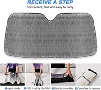 Pare-soleil de pare-brise avant de voiture pliable et rétractable pour l'extérieur, protection UV, design personnalisé, pour l'été sur l'île de Hawaï
