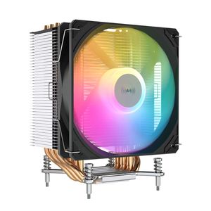 พัดลมระบายความร้อนซีพียู ProArtist EI7F LGA1700 สำหรับพีซีเกมมิ่ง ท่อทองแดง 4 เส้น ขนาด 120 มม. พร้อมหม้อน้ำระบายความร้อนแบบอากาศ อุปกรณ์เสริมเคสคอมพิวเตอร์แบบกำหนดเอง ไฟ LED - Product Image 1