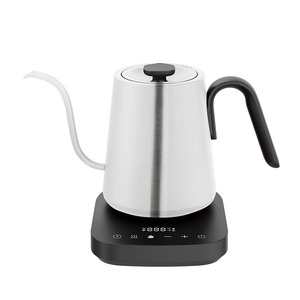 กาต้มน้ำไฟฟ้าสีเหลืองแบบคอห่าน 800 มล. สแตนเลสสตีล ต้มกาแฟเร็ว ทันสมัย - Product Image 5