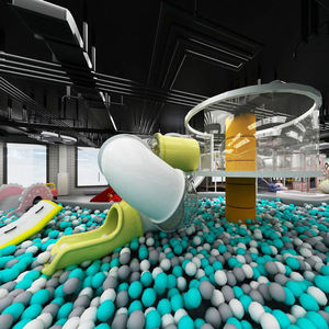 Centro de Juegos Interior Colorido para Niños, con Toboganes, Trampolín y Zona de Actividades - Product Image 6