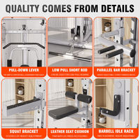 Machine Smith multifonctionnelle pour la musculation, équipement de gym commercial et domestique, vente en gros, OEM, ODM, logo personnalisé